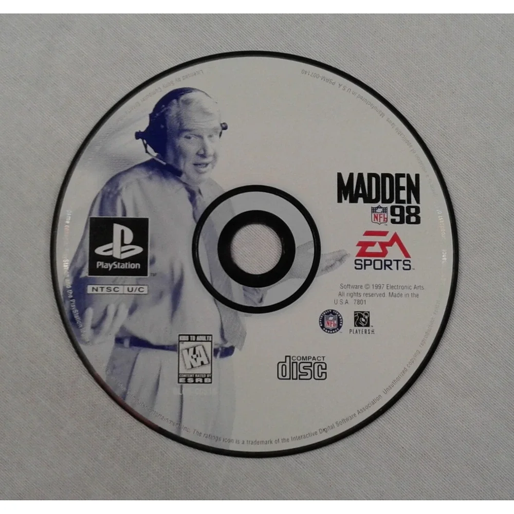 Madden NFL  98 - Sony Playstation 1 (PS1) Video Game (disc only)